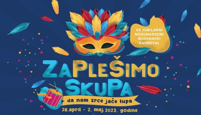 20. jubilarni Međunarodni karneval u Budvi od 28. aprila do 2. maja