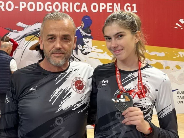 Ada Avdagić osvojila srebro na taekwondo turniru u Podgorici