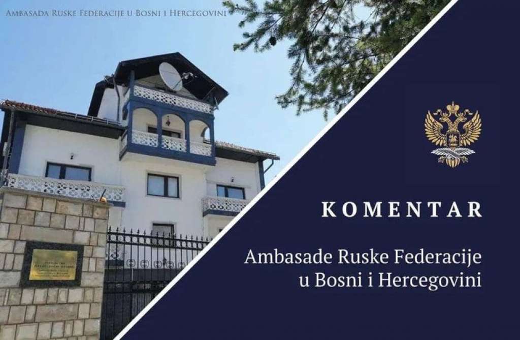 Ambasada Rusije u BiH: Pogrešno je stavljati BiH pred vještački izbor 's nama ili protiv nas'