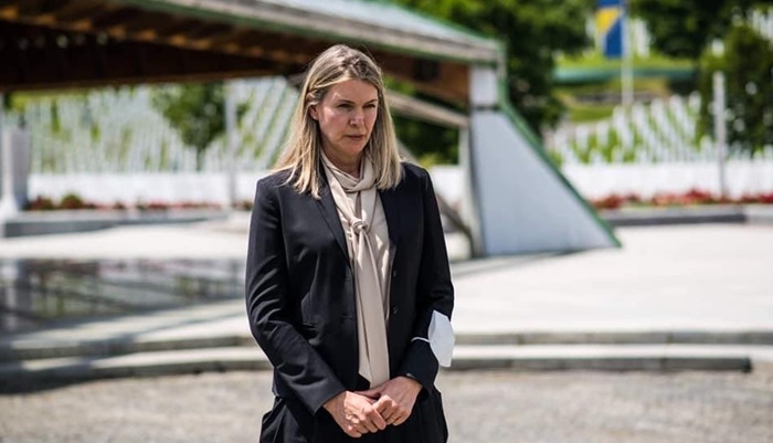 Ambasadorica Švedske odala počast žrtvama genocida u Srebrenici