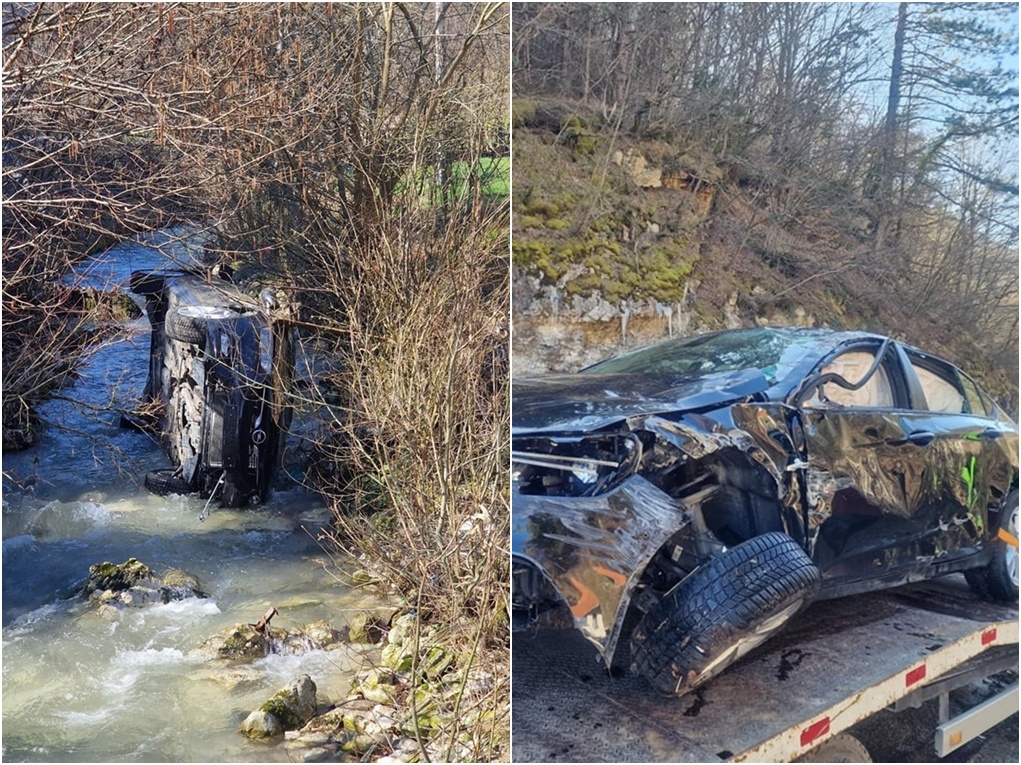 Automobil sletio u rijeku kod Bugojna, vozač spašen brzom reakcijom policije