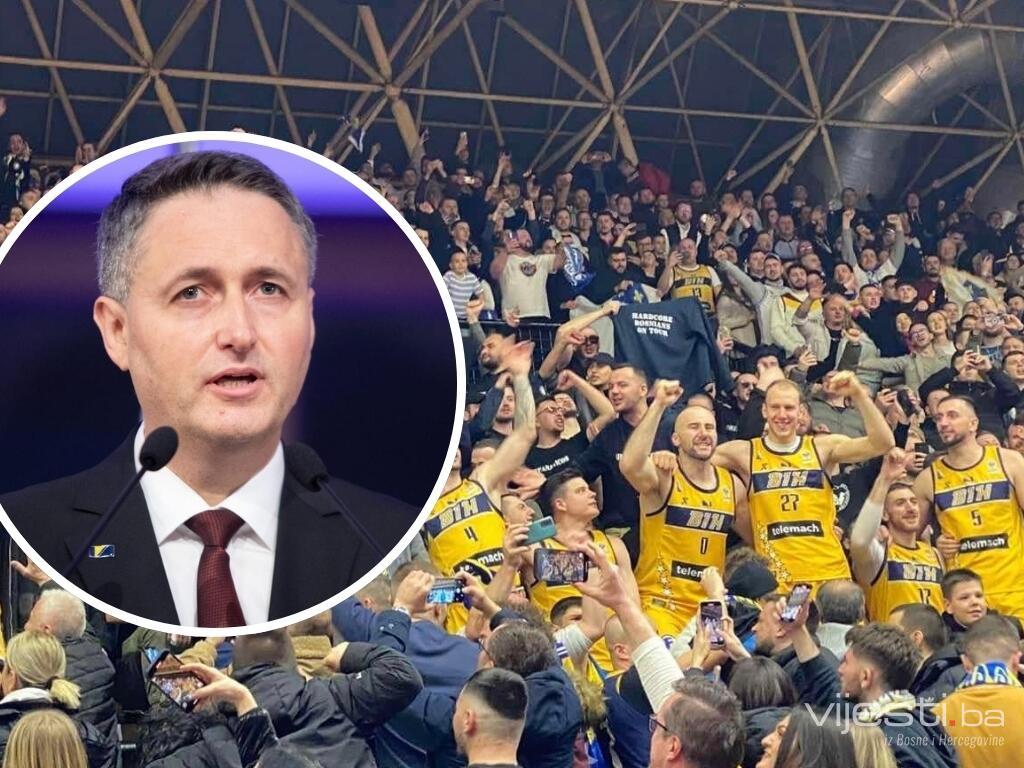 Bećirović: Košarkaška reprezentacija je ponos države