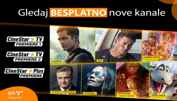 BESPLATAN CineStar Premiere za sve korisnike Moja TV