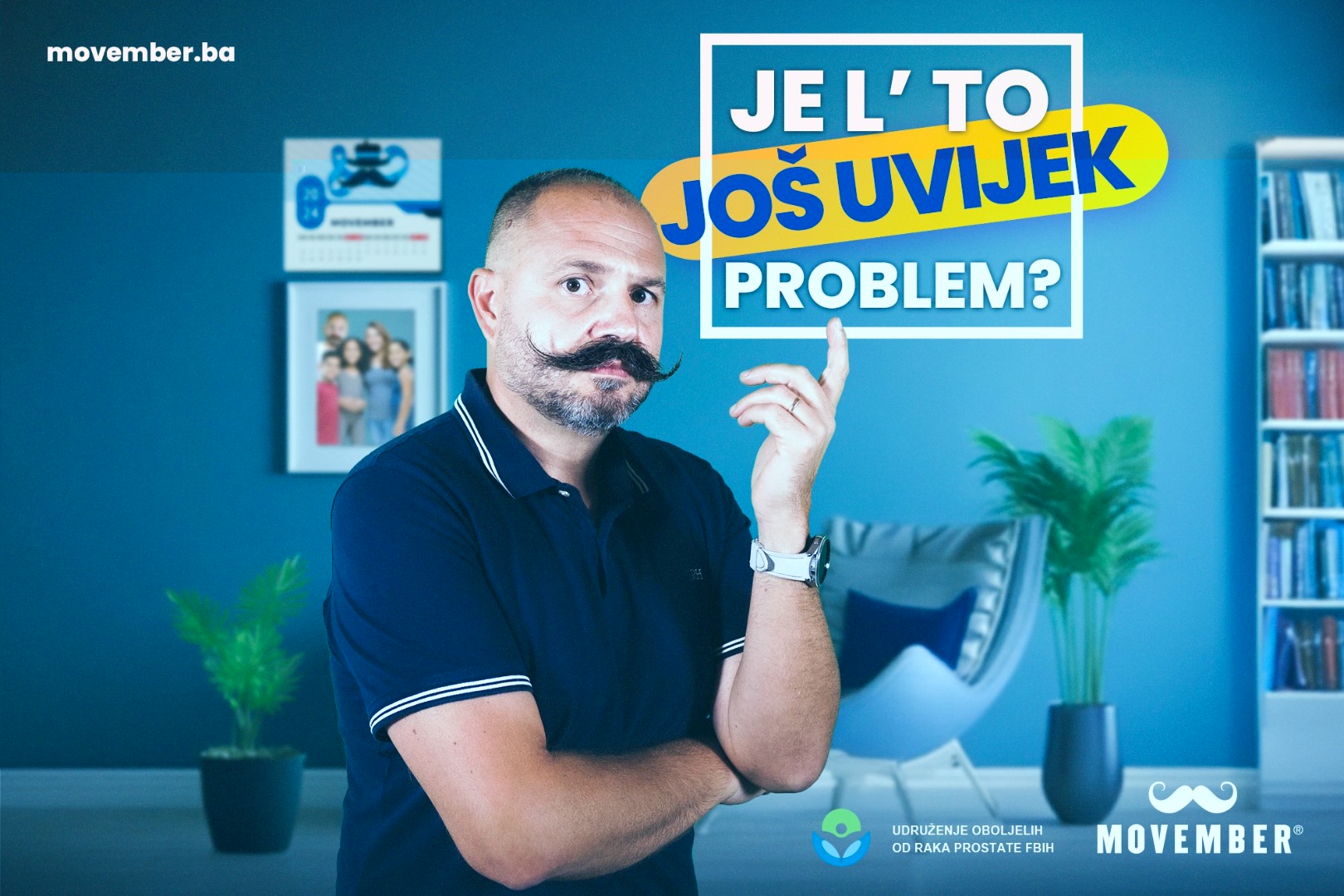 Besplatna PSA testiranja ovog Movembera uz slogan 'Je l' to još uvijek problem?'