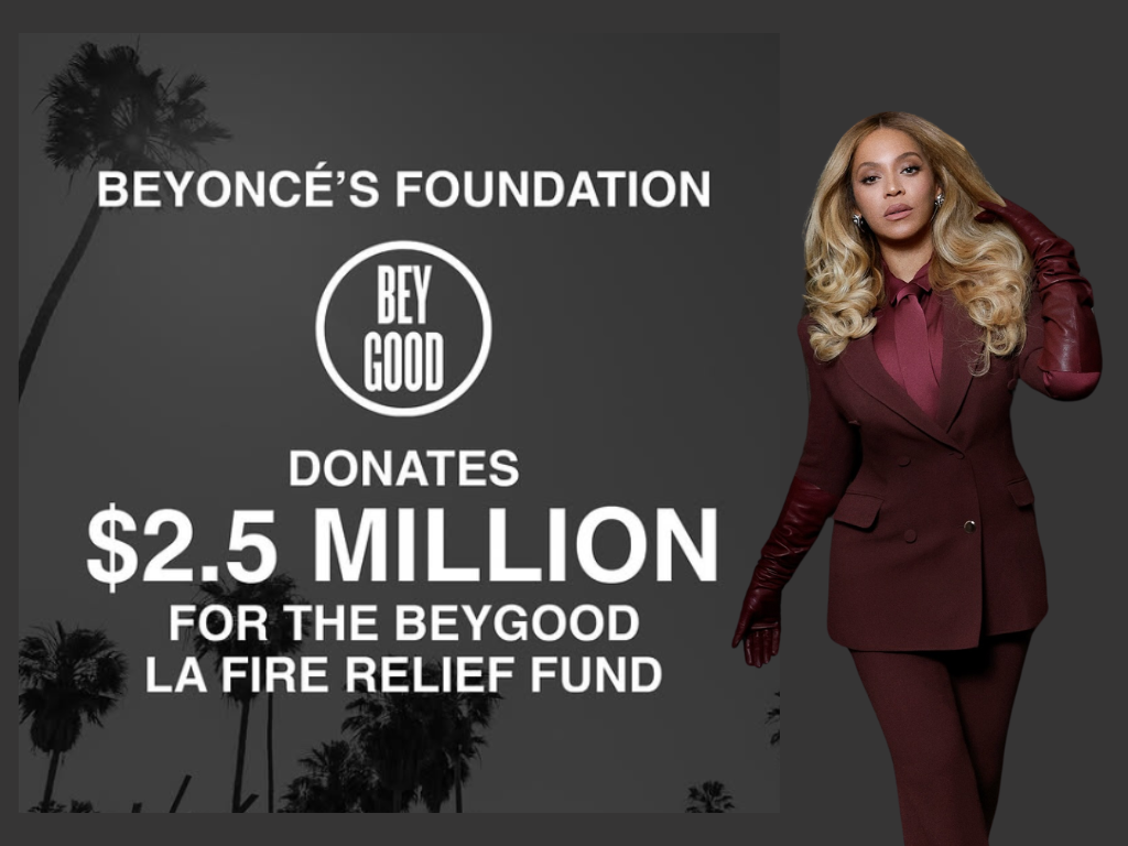 Beyoncé donira 2,5 miliona dolara za pomoć žrtvama požara u Los Angelesu