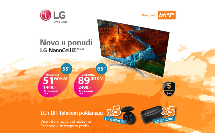 10 fantastičnih razloga za praznike uz LG i BH Telecom