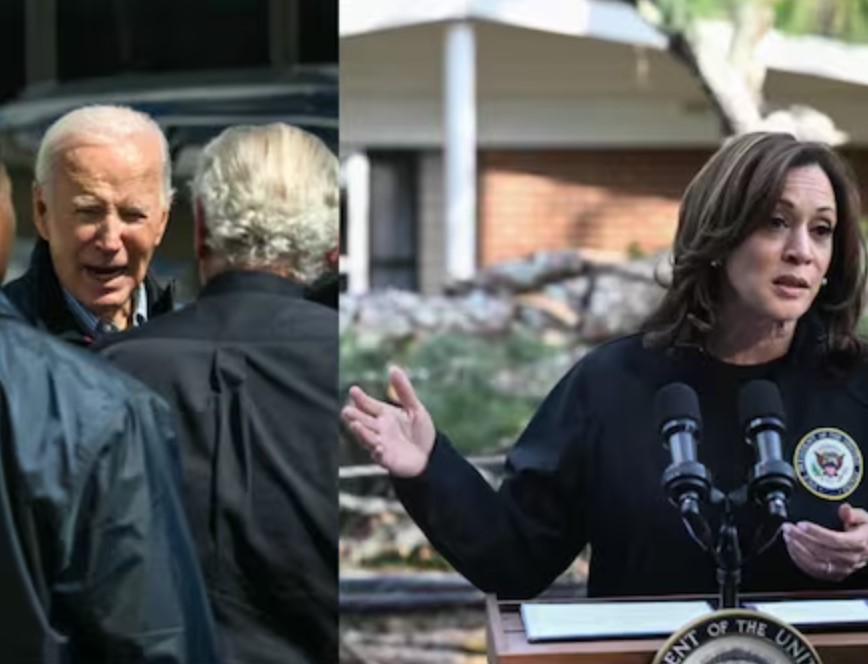 Biden i Harris obišli područja pogođena olujom Helene