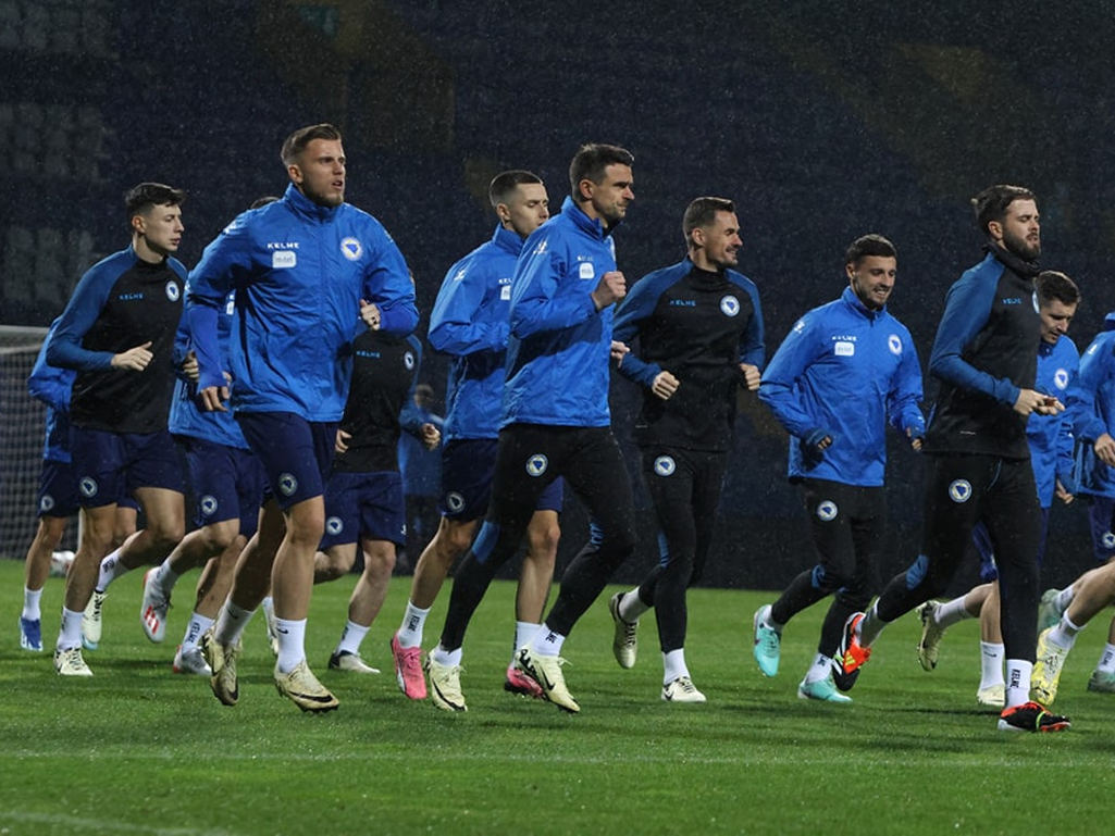 BiH odradila posljednji trening pred Ukrajinu