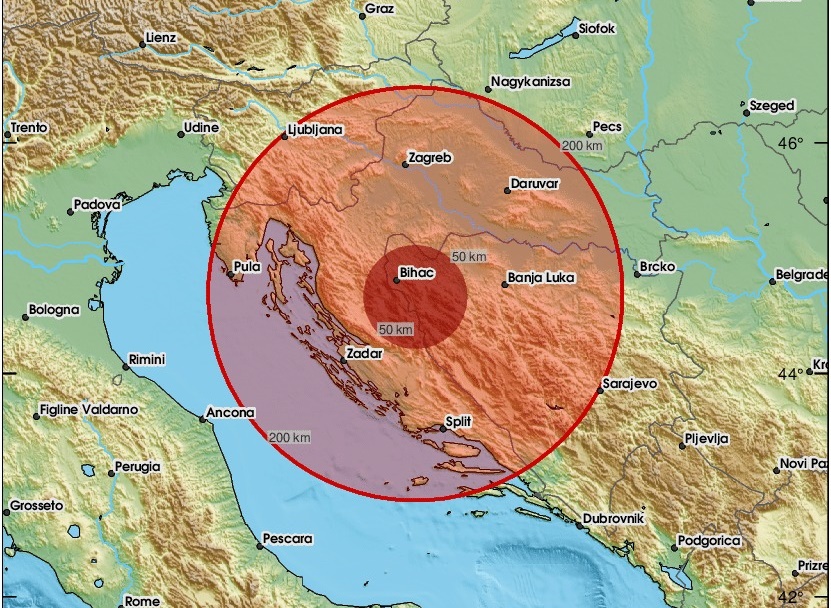 Bihać pogodio zemljotres, trajao 20 sekundi