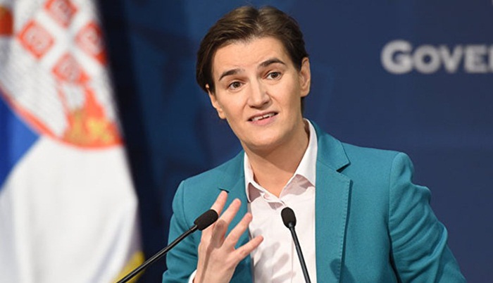 Brnabić: Apel vlasti u Crnoj Gori da stupi u dijalog sa srpskim narodom