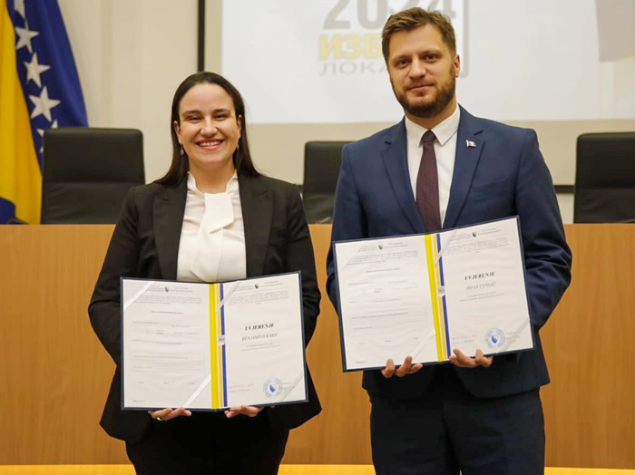 Čengić i Karić preuzeli mandate: Vrijedno ćemo služiti ljudima