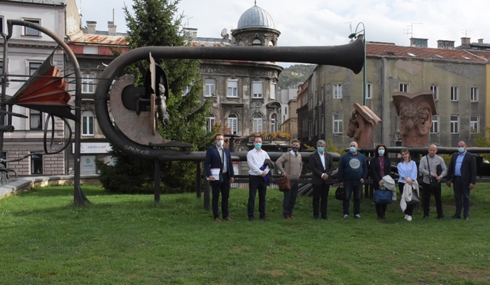 Clemens Lutz stigao u Sarajevo kako bi učestvovao u premještanju instalacije „Zvjezdani put“