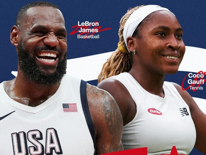 Coco Gauff i LeBron James nosit će američku zastavu na otvaranju OI-ja