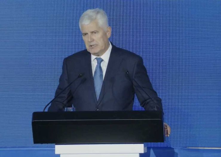 Čović na skupu HDZ-a u Šibeniku o BiH, izborima, Trojki ...