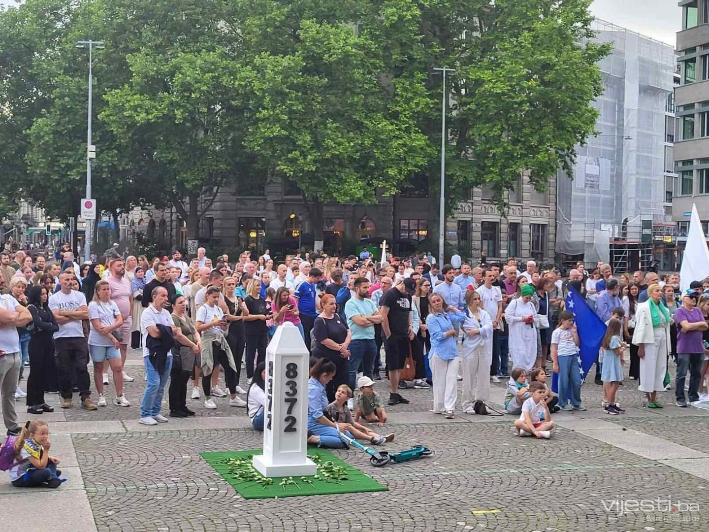 Dan sjećanja na genocid u Srebrenici obilježen u Cirihu