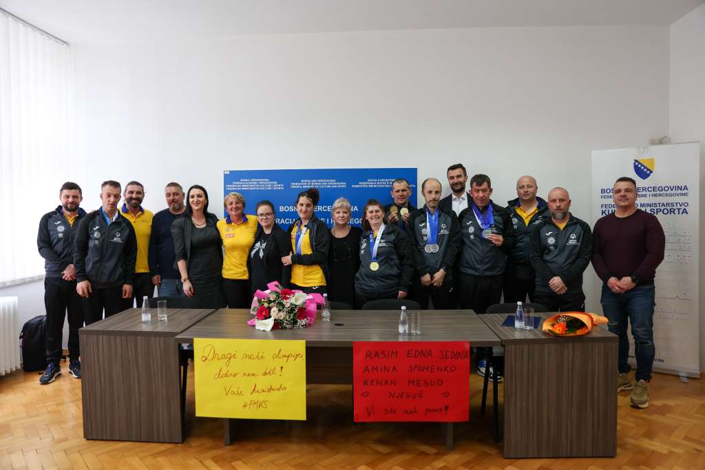 Delegacija Specijalne olimpijade u Ministarstvu sporta FBiH: Osvjetlali ste obraz BiH