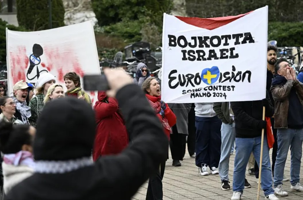 Demonstranti u Švedskoj pozivaju na bojkot Izraela na Euroviziji