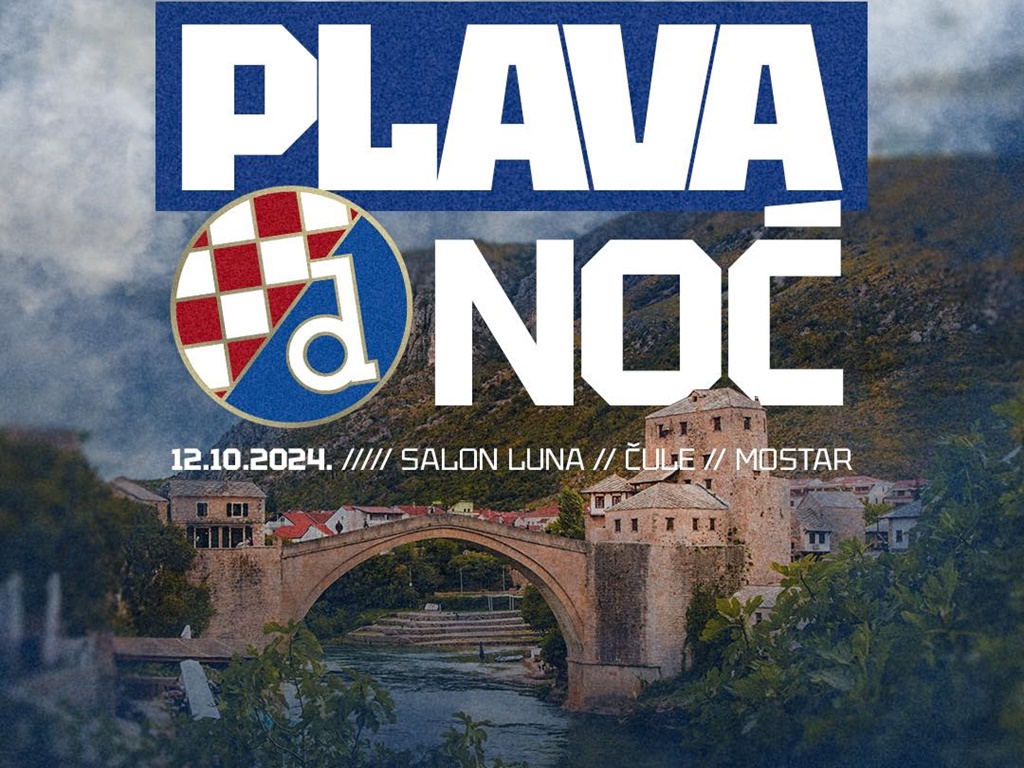 Dinamo dolazi u Mostar, najavljena i 'Plava Noć'