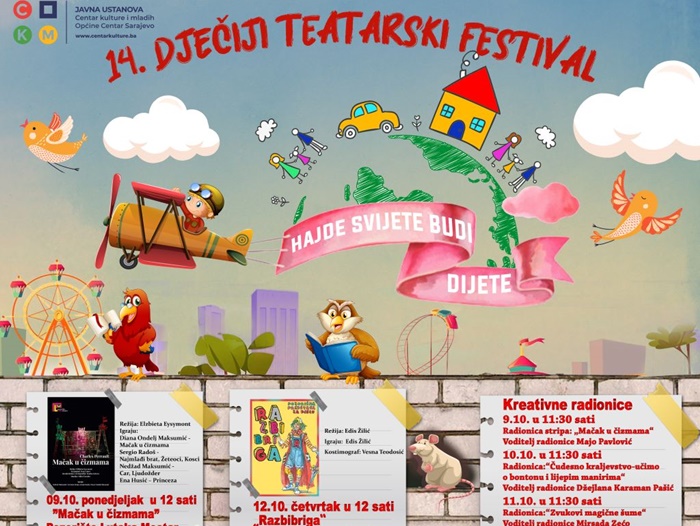 Dječiji teatarski festival 'Hajde svijete budi dijete' donosi bogat program