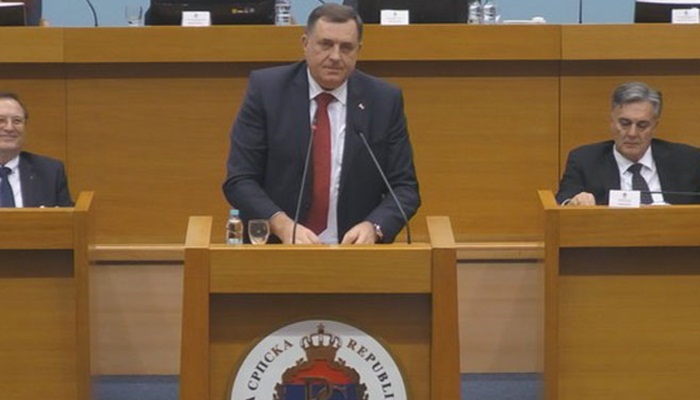 Dodik u NSRS: Goodbye BiH, welcome RS-exit
