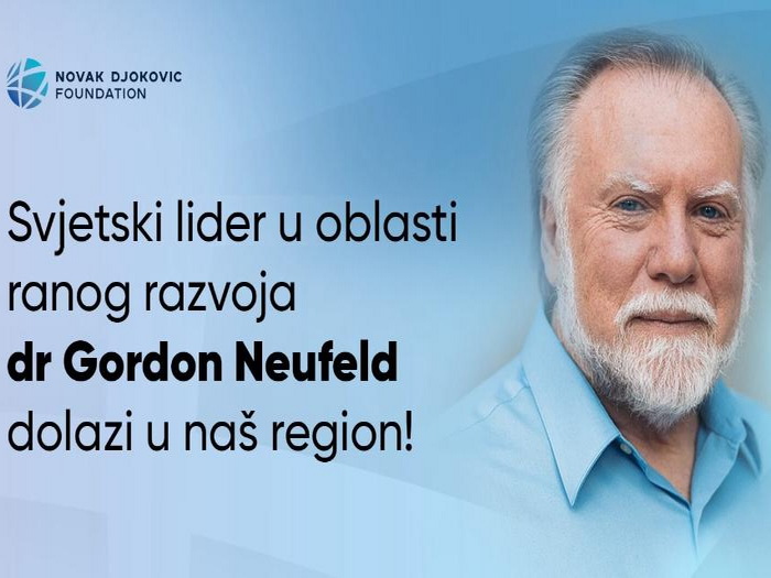 Dr. Gordon Neufeld stiže u region na inicijativu Fondacije Novak Đoković