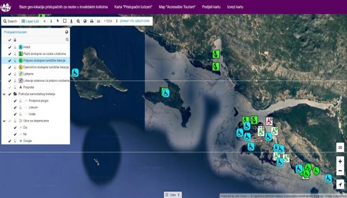 Dubrovnik: Izrađene turističke mape za osobe u invalidskim kolicima