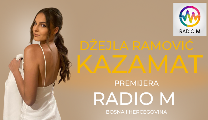 Džejla Ramović u programu Radija M predstavila svoju novu pjesmu "Kazamat"