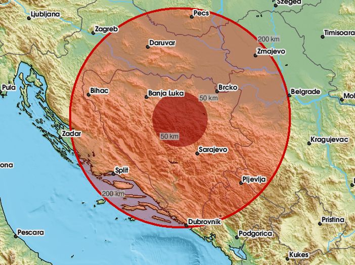 EMSC javlja: Registrovan zemljotres u Tešnju