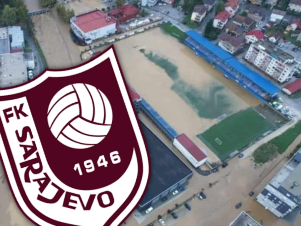 FK Sarajevo donirao novac klubu čiji je teren potpuno uništen u poplavama