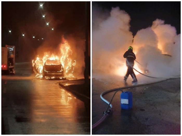 Foto / Gorjela dva auta u Doboju i Istočnom Sarajevu