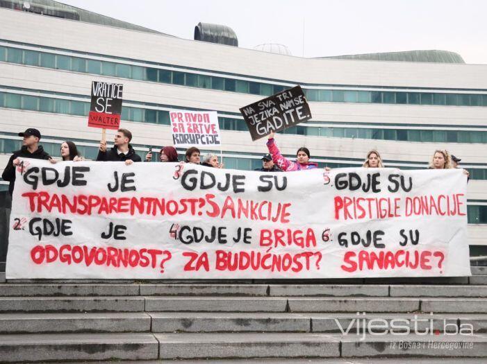 Foto: Protest u Sarajevu “Hoće li ta promjena”