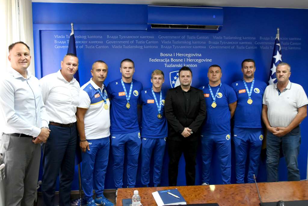 Gazdić primio rukometaše U-18 reprezentacije BiH