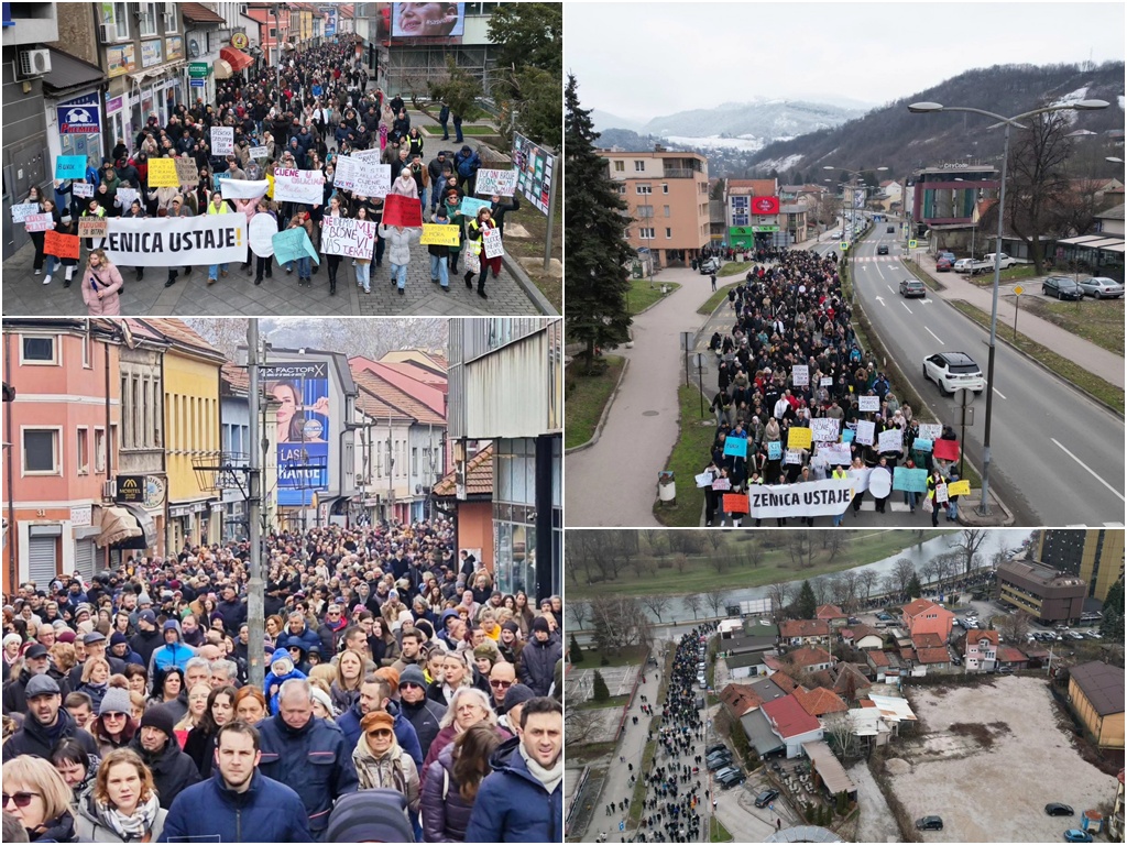 Građani Zenice protestuju zbog nasilja, korupcije...