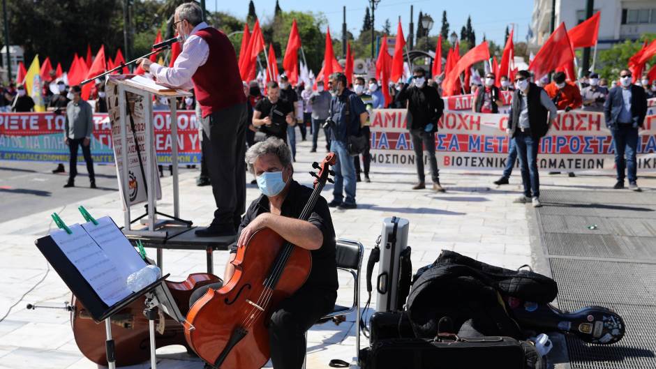 Grci održali prvomajske proteste uprkos restriktivnim mjerama