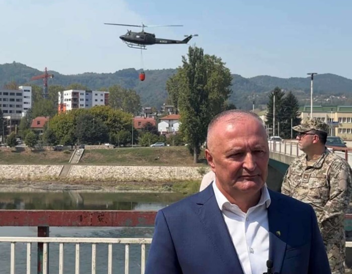 Helez obišao požarište kod Maglaja: Podrška posadi OS BiH i građanima   