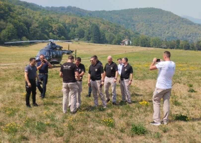 Helikopteri iz Srbije stigli na Tjentište