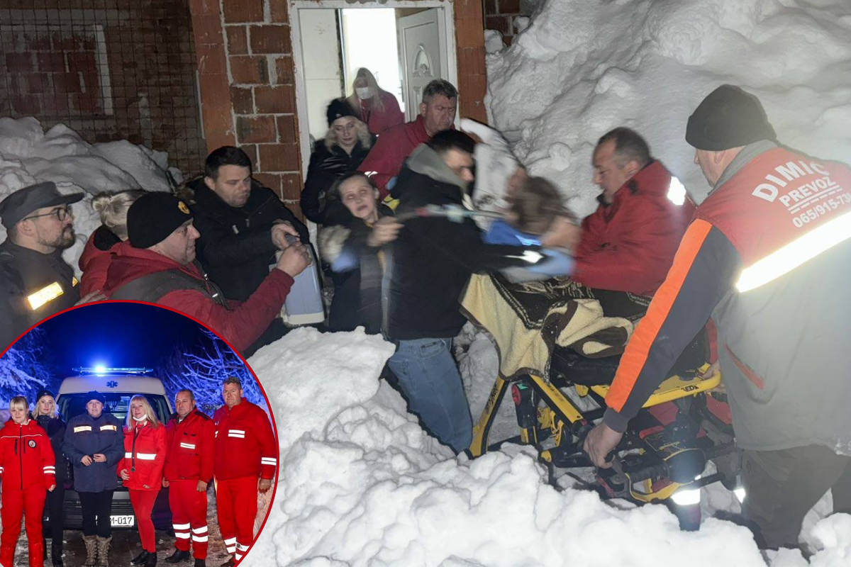 Herojski podvig banjalučke Hitne pomoći, četiri sata se probijali kroz snijeg