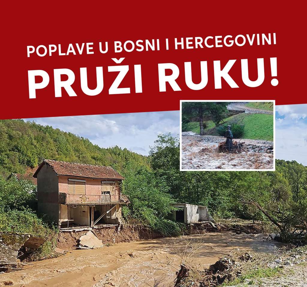 Hrvatski Caritas prikupio još 160.000 eura pomoći za stradale u poplavama u BiH