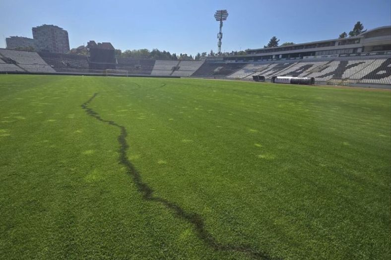 Huligani uništili teren pred vječiti derbi između Partizana i Crvene zvezde