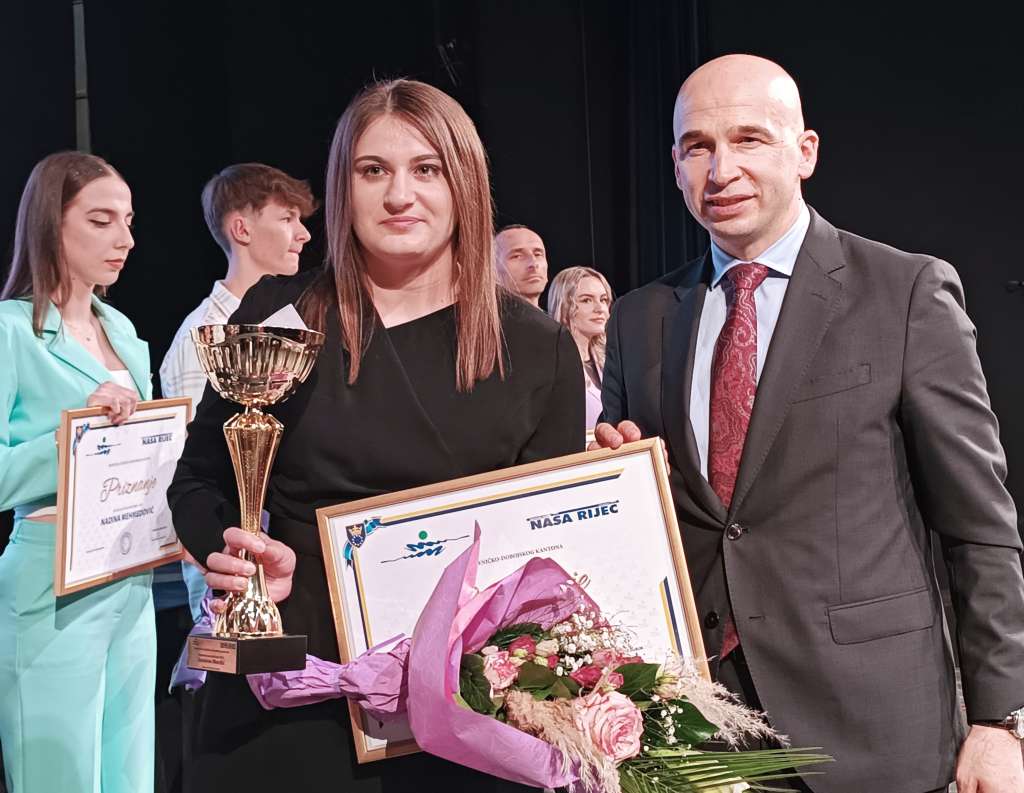 Jasmina Merdić i Mesud Pezer najbolji sportisti ZDK za 2023. godinu