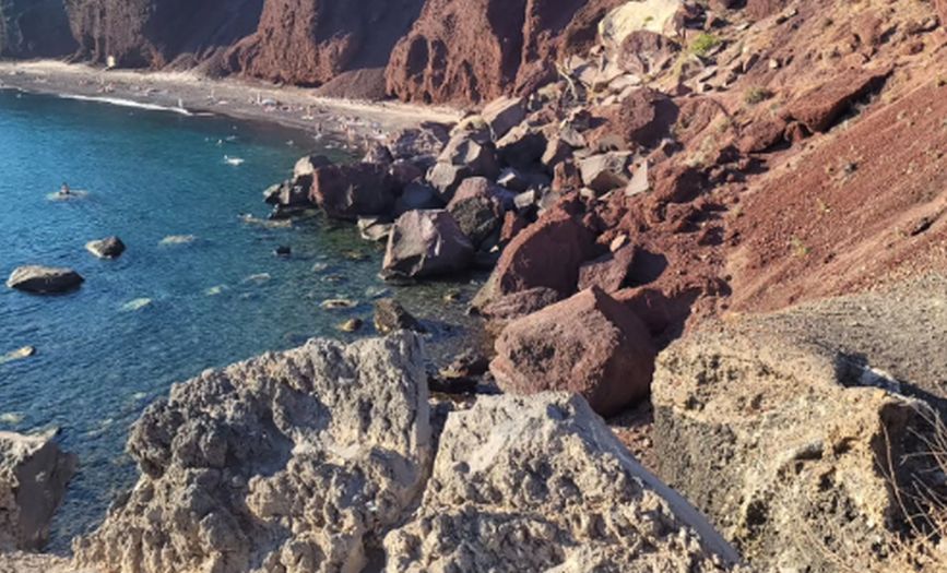 Kako izgleda plaža na Santoriniju koja više ne postoji?