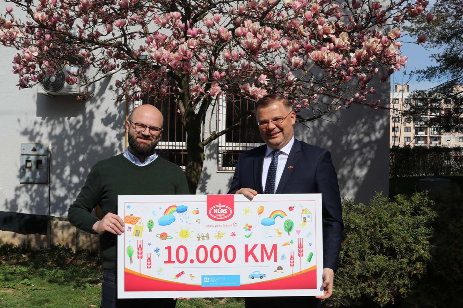 Klas podržao porodice iz SOS Dječijih sela u BiH donacijom u iznosu od 10.000 KM