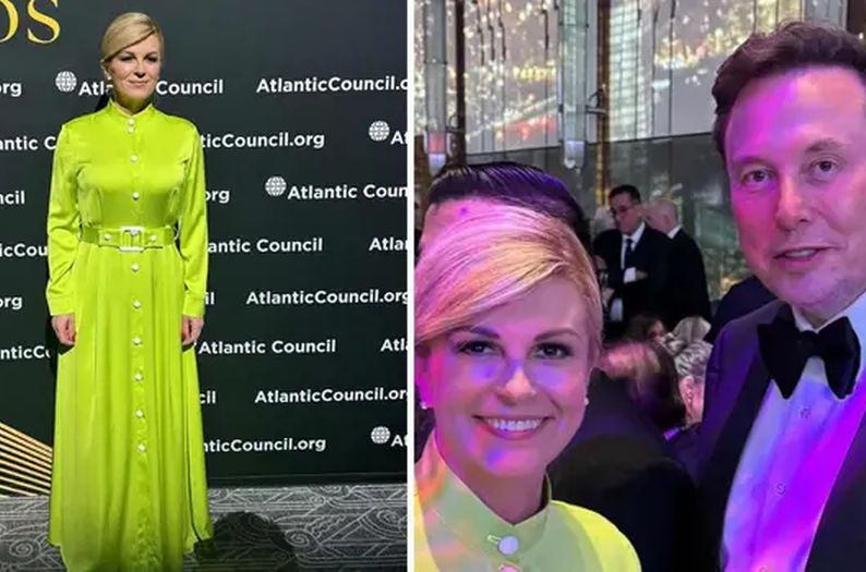 Kolinda pozirala sa Muskom u haljini vrijednoj 2000 eura