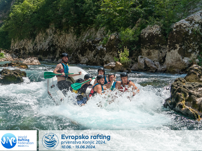 Konjic domaćin Evropskog rafting prvenstva