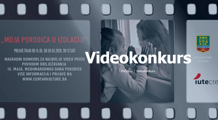 Konkurs za najbolju video priču 'Moja porodica u izolaciji'