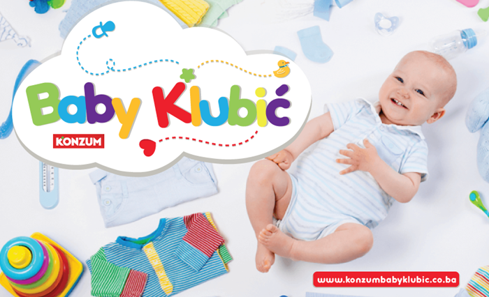 Konzum pokreće novi program lojalnosti Baby Klubić