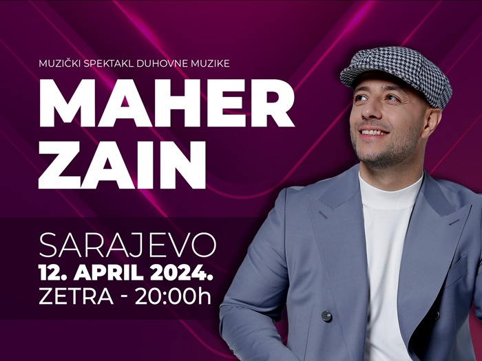 Maher Zain uskoro u sarajevskoj Zetri