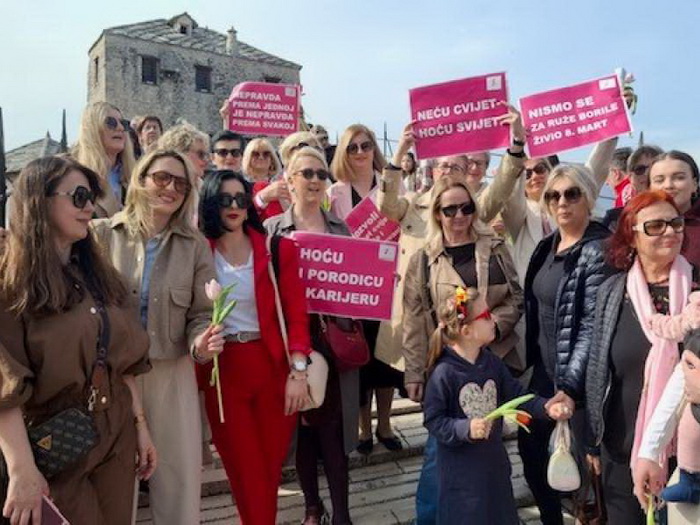 Međunarodni dan žena u Mostaru: Protestna šetnja pod sloganom "Kad su Mostarske šutjele?"