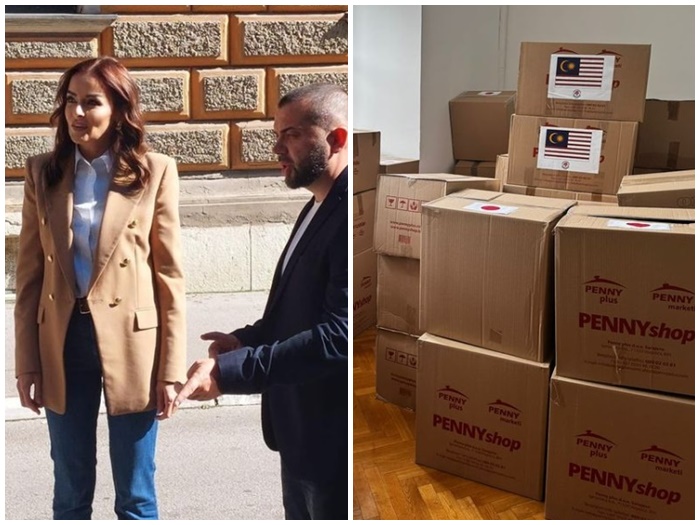 Mirela Bećirović i supruge ambasadora uputile pomoć za ugrožena područja