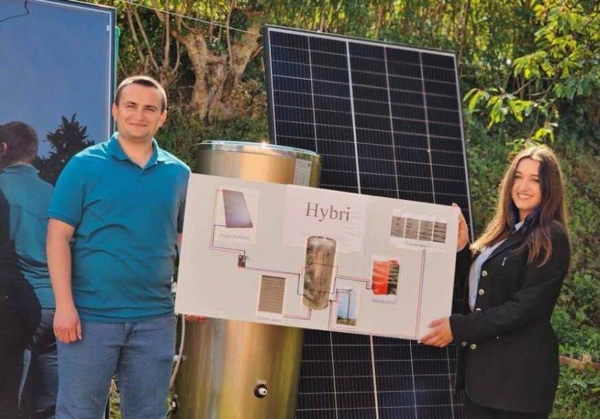 Mladi inovatori iz Vogošće efikasno griju vodu korištenjem solarne energije